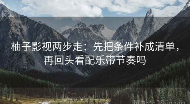 柚子影视两步走：先把条件补成清单，再回头看配乐带节奏吗